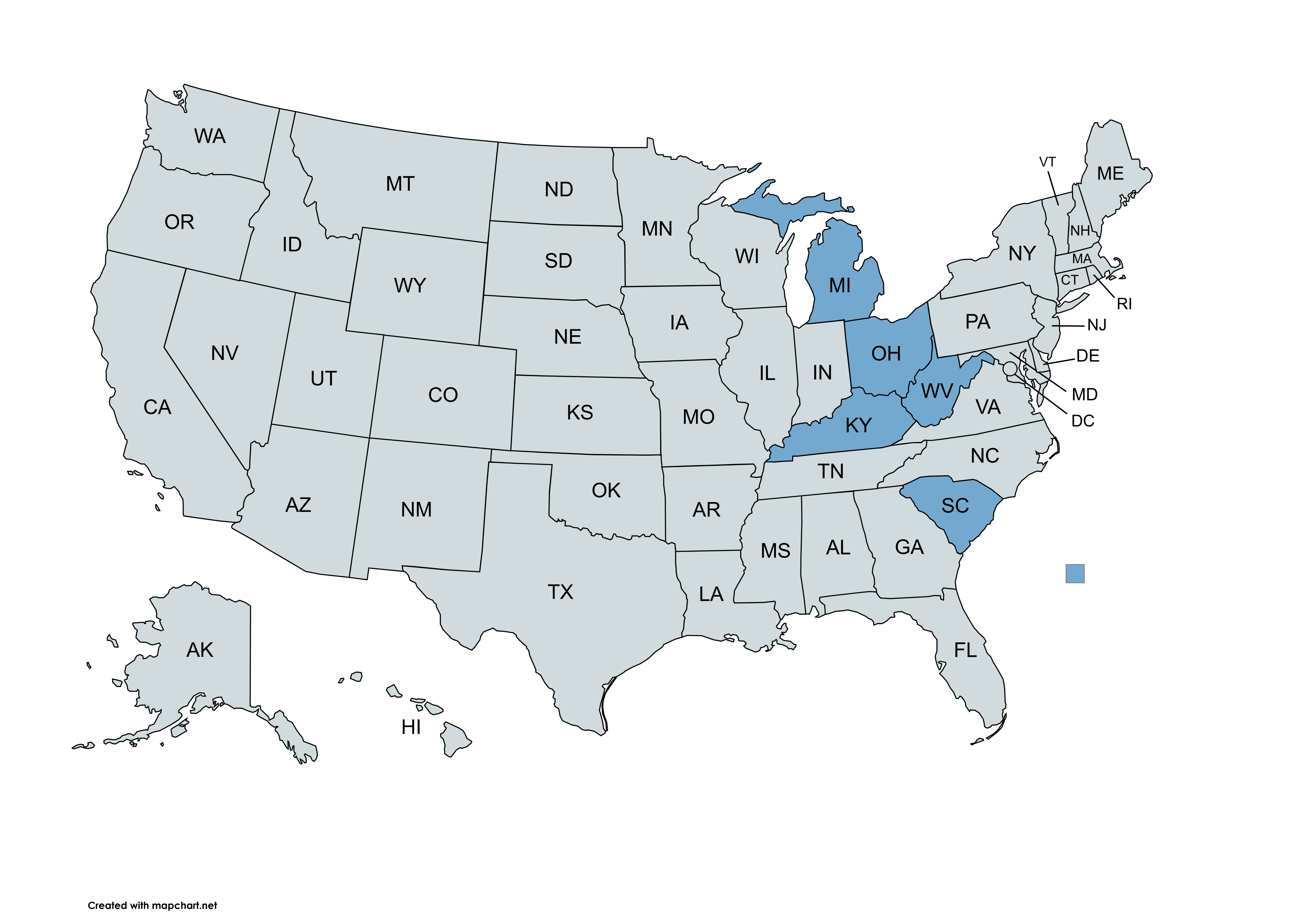 Map of TFG Housing Resources client housing authorities across Ohio and the United States.